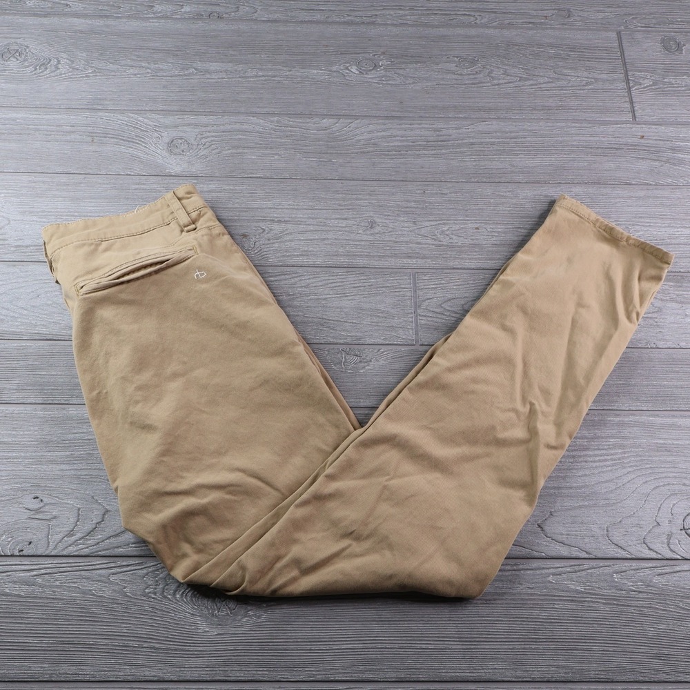Rag & Bone Chino Pants Men's 31x31 Beige Slim Fit Casual Khaki